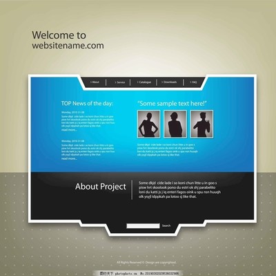 網頁模板設計 構建高效、美觀的數字界面基石